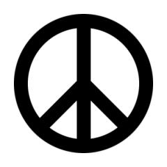 和平标志 谁有类似这……