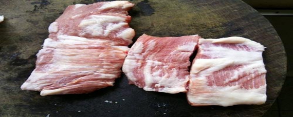 菜市场猪颈肉图片图片