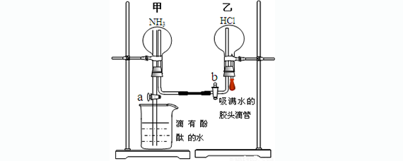 hcl气体和氨气反应