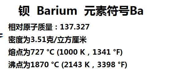 钡的相对原子质量图片