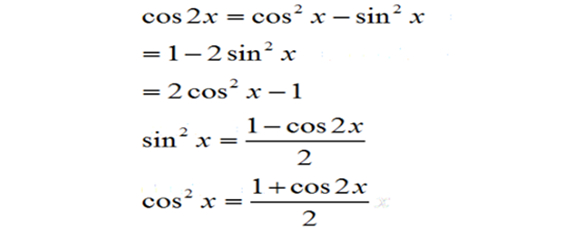 2倍角公式cos2x图片